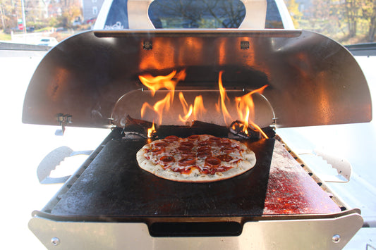 Pizza on a Charcoal Grill? With The TG Portable Grill, Yes!